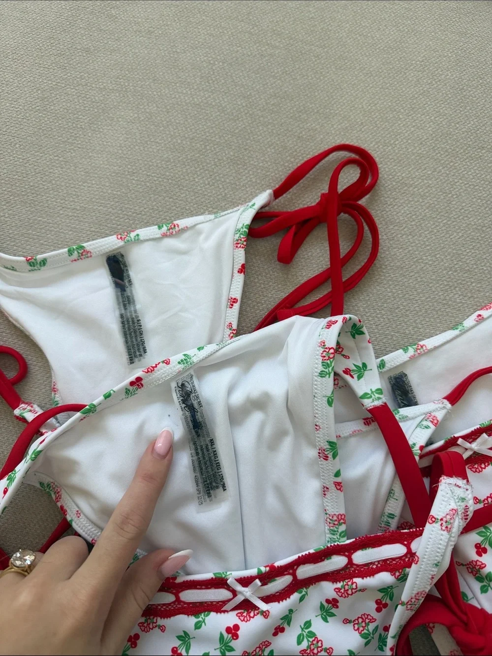 pink by frankie’s bikini bottoms